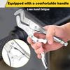 Vice Grips Pliers Set, Curved Jaw Locking Pliers, Adjustable Solid Pipe Clip Repair Welding Pliers, Fast Release Needle Nose Vice Grips, C-clamp Ice