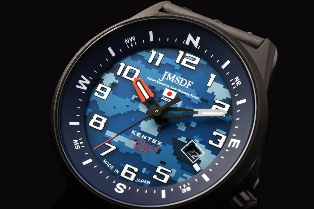 Часы JSDF Combat Solar Navy Black [KENTEX] S715M-18 мужские