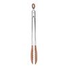 Cooking Wooden Tongs, Stainless Steel Non-slip Long Handle Wooden Tongs With Hanging Hole, Home Creative Cooking Tongs For Grilling, Serving, Mixing