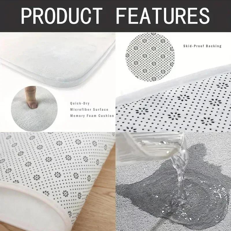 Ковер с мультяшным алфавитом ABC для детской спальни, для декора дома, гостиной, прихожей, нескользящий напольный коврик, ковры для зоны дивана и журнального столика в отеле