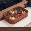 Поднос для закусок и фруктов Naijiang, новый китайский стиль, из массива дерева, с крышкой