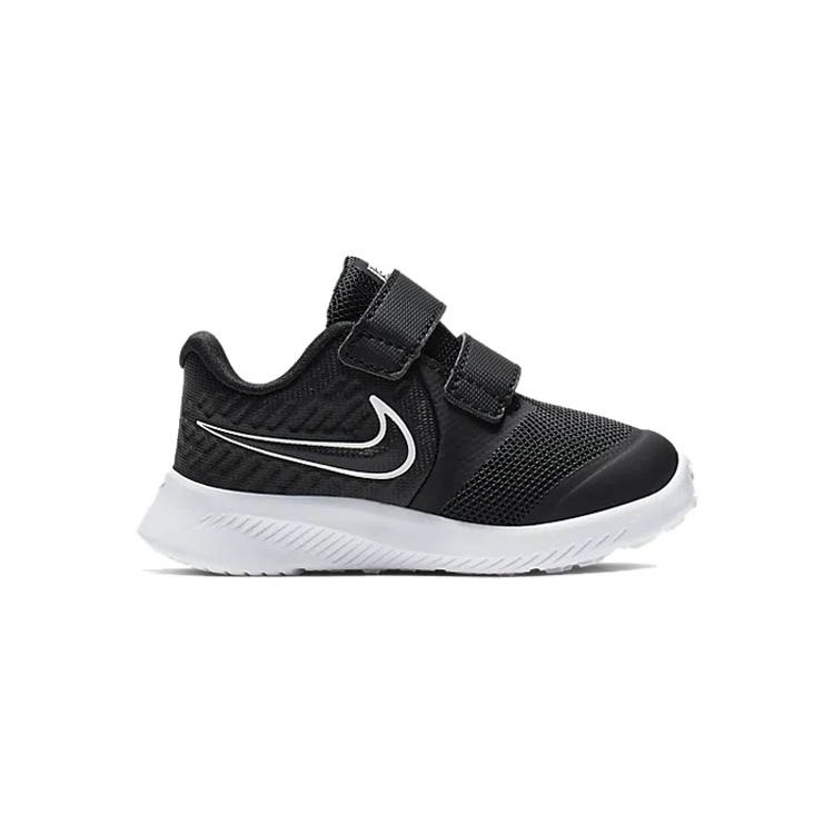 Nike Детские кроссовки Star Runner 2 TDV Black White-Black-Volt AT1803-001