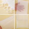 10PC/Bags Clear Zippered Storage Bags Stationery Reusable Bags Durable Storage Solution For Bathroom Socks Plastic Jewelry 3 Sizes