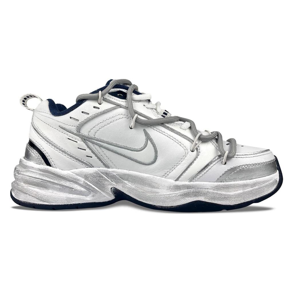 Nike Air Monarch 4 Chunky Sneakers Unisex Low Top Black 415445-102(Team58-)