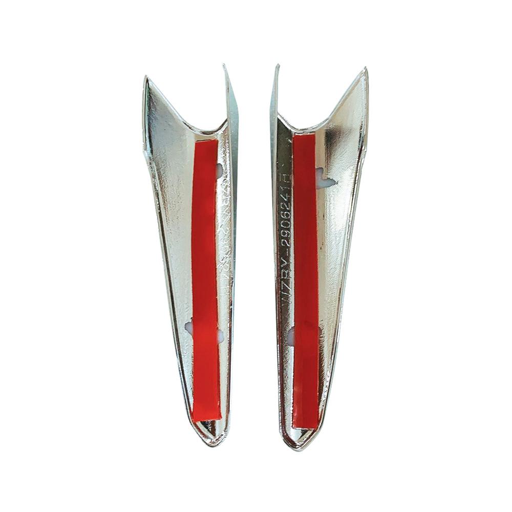 Left Right Chrome Fog Lamp Molding Cover Fit For Mazda 3 Sport 2017-2018