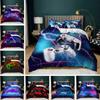 Gamepad Kit 3D Digital Printing Quilt Cover E-Sports Boy Bedding Three-Piece Set