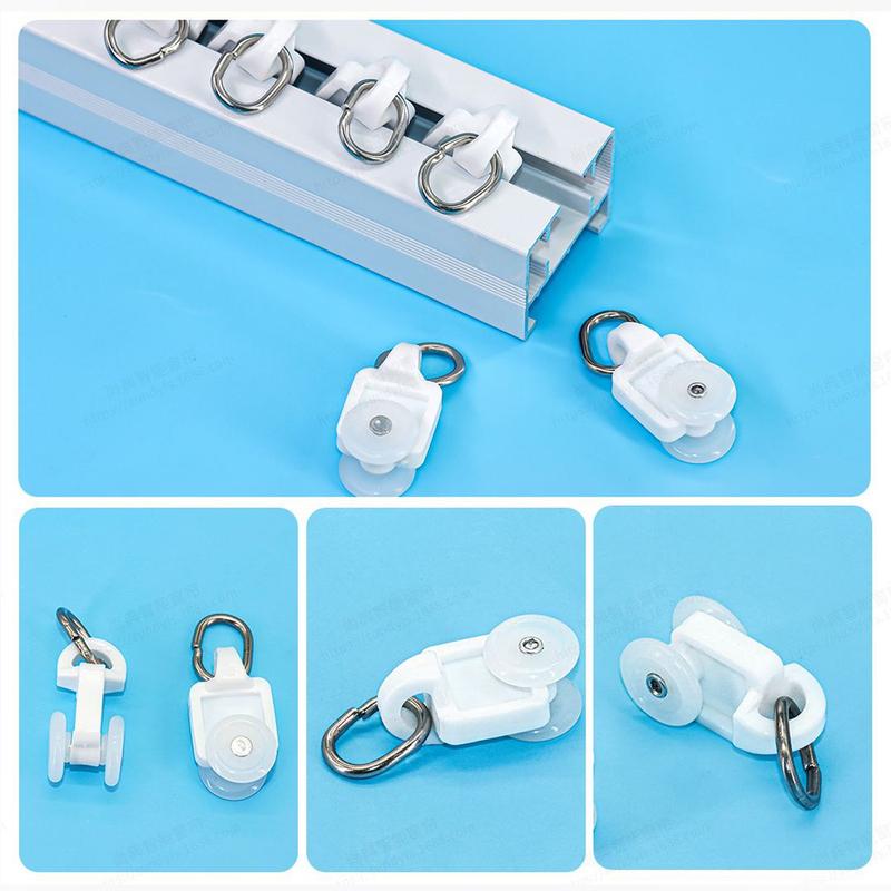 Smooth Curtain Runners General Smart Curtain Ring for Hook Electirc Curtain Track Automatic Curtain Jialisi Rail Accessories