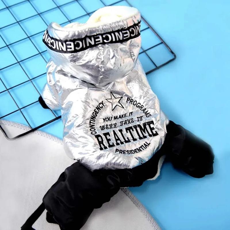 Водонепроницаемая куртка для собак на зиму, теплые пальто, водонепроницаемая одежда для домашних животных для маленьких собак, щенков, пуховик, утолщенный комбинезон для собак