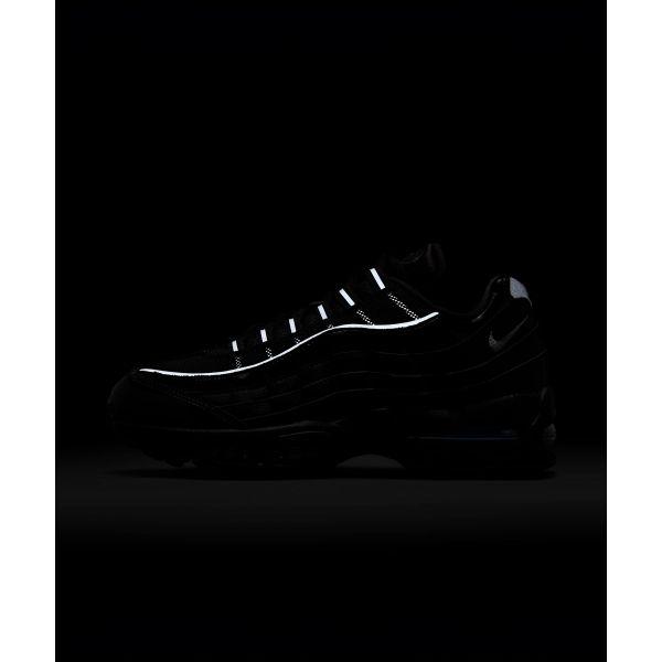 Nike Кроссовки женские Air Max 95 OG Черный лак Серебристый светоотражающий Белый металлик Серебристый IB6397-001