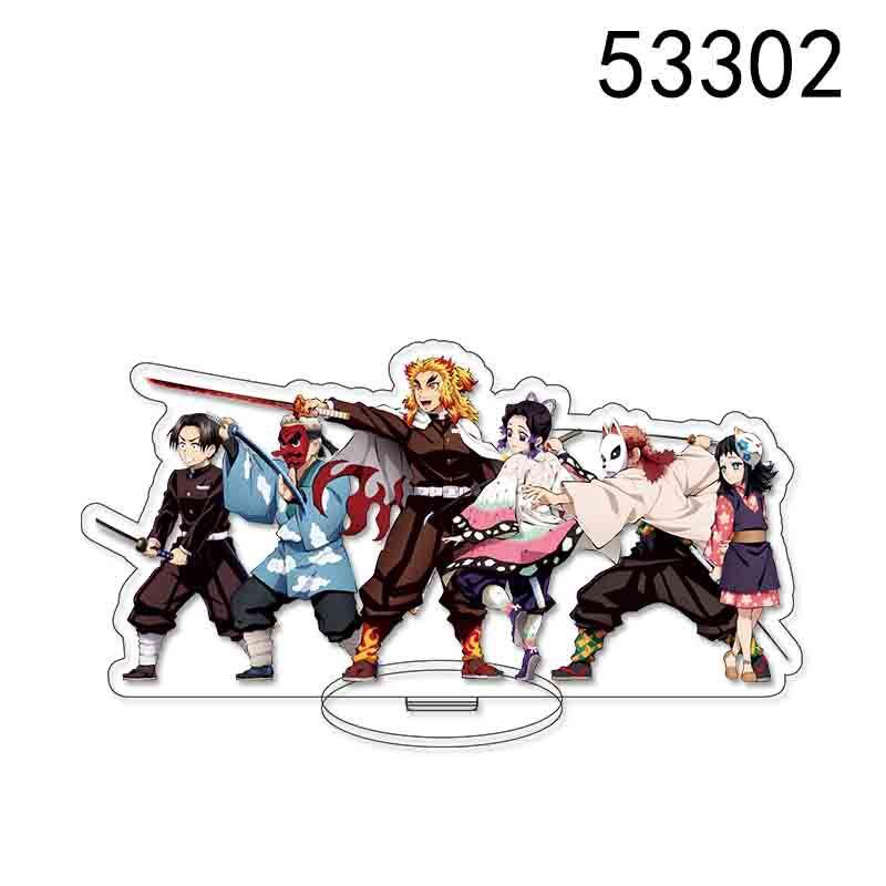 Клинок, рассекающий демонов Kimetsu No Yaiba Бесконечный Замок Акриловая подставка Токито Муичиро Камадо Незуко Фигурка Модель Игрушки