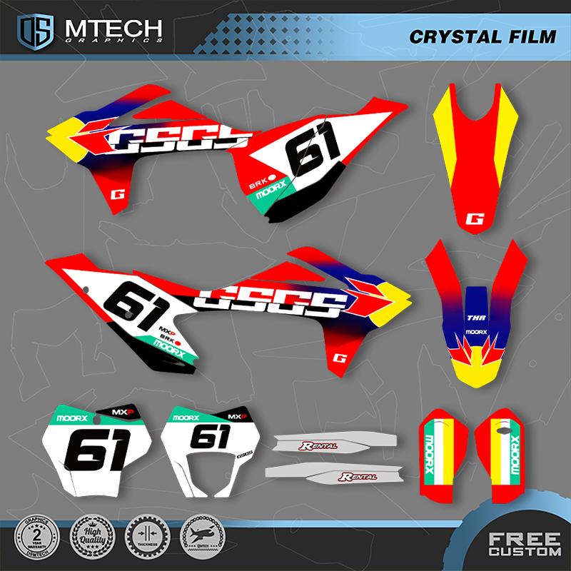 DSMTECH Custom Graphics Background Decals Stickers Kits for Gasgas Gas Gas EC MC 150 200 250 300 350 400 450 2021 2022 2023 004