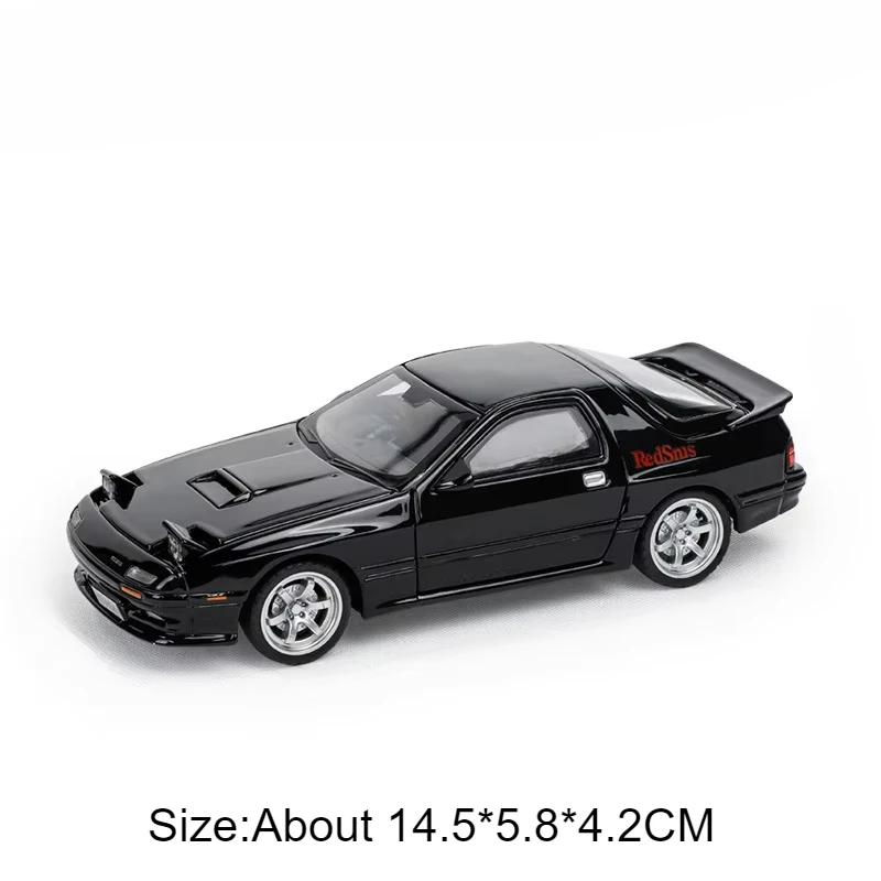 1:Масштаб 32 MX5 RX7 Модель Игрушечной Машинки Литой Металл Двери Открываются Оттяни Назад Симуляция Модели Суперкаров Детские Подарки Коллекция
