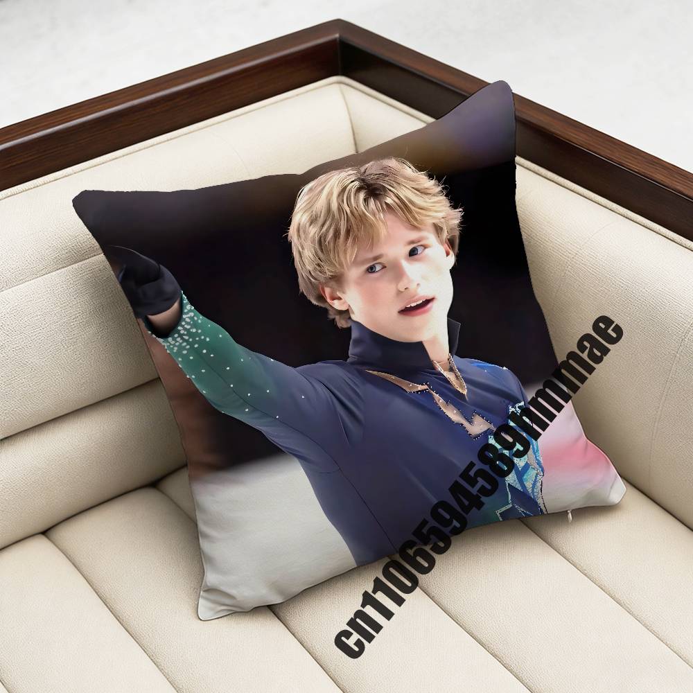 For I-Ilia Malinin Throw Pillow Case Sham 45X45Cm 40X40Cm Square Car Pillowcase Pad Cushion Cover