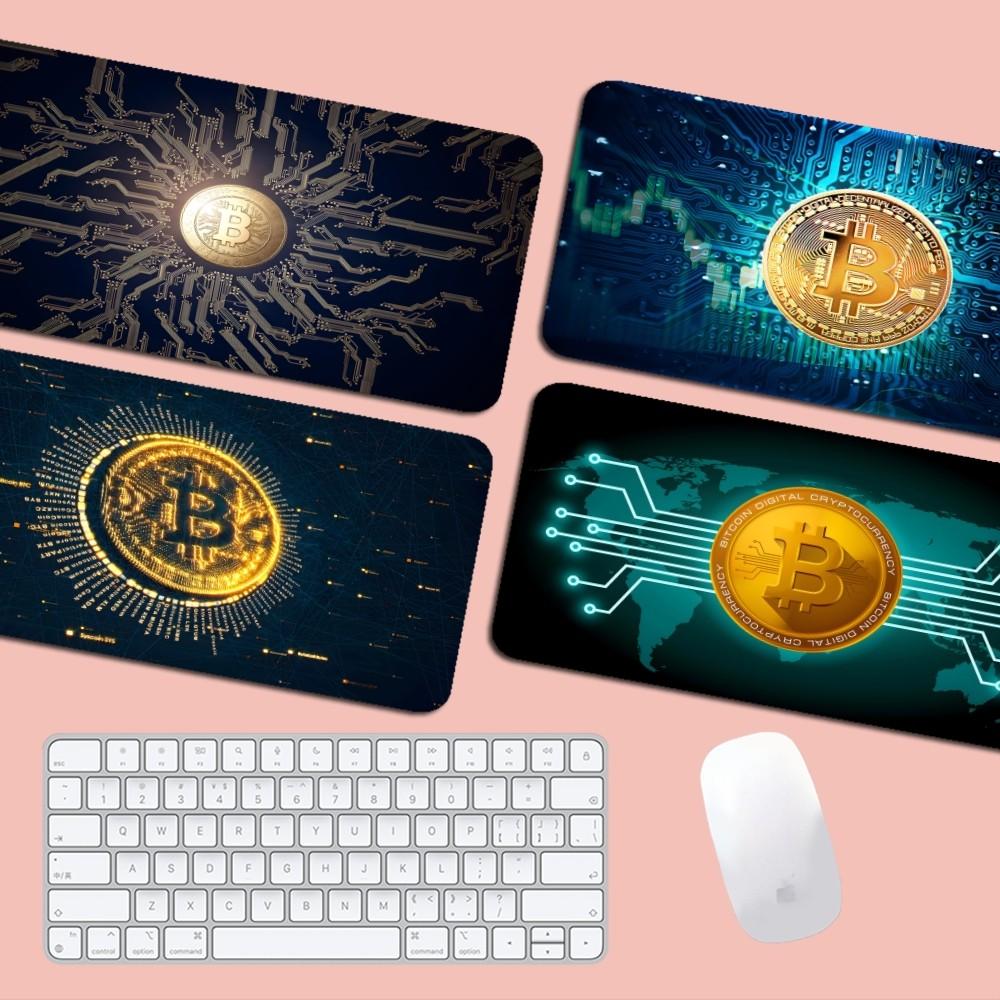 Коврик для мыши Bitcoin Коврик для мальчика Натуральная резина Игровой коврик для мыши Настольный коврик Размер Для игр World Of Tanks CS GO Zelda