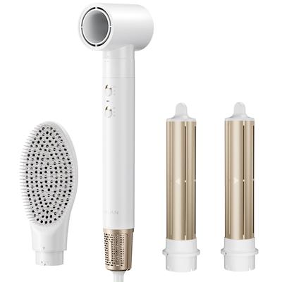 В красивой сотне Multi Curl Kuru Kuru Large Air High Speed Hair Quick Moisturizing Straight Heat Brush 200 миллионов отрицательных 3 уровня