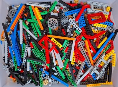 Оптовая партия 2 фунта технических деталей, часть Mindstorms Brick Gear Pin Riff Arm, совместимая с Lego Random Technical Parts