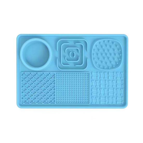 Yousheng Pet Lick Mat Cats Fun Slow Feeder with Suction Cups Non-Slip Silicone Dog Treat Enrichment Mat Cat Puzzle Feeder for Anxiety Relief