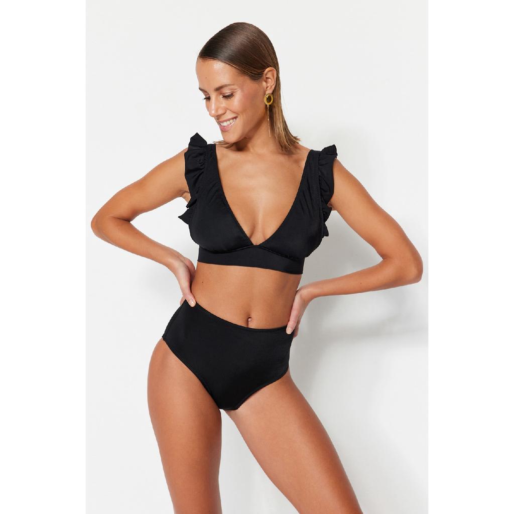 Черные плавки бикини с высокой талией Tbess21ba0057