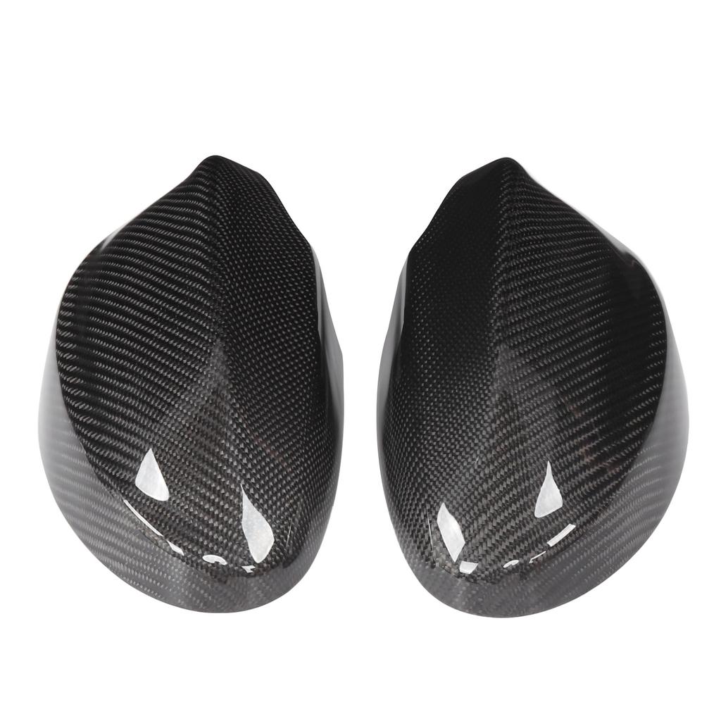 Pair of Rearview Side Mirror Cover Cap Carbon Fiber Replacement for 3 Series E90 PreLCI 20052008