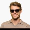 Ray-Ban Солнцезащитные очки Justin RB4165F 865/87 55 Asian Fit с поляризацией Матовый Резиновый Гавана Серые Линзы Импорт из Японии Оригинальные