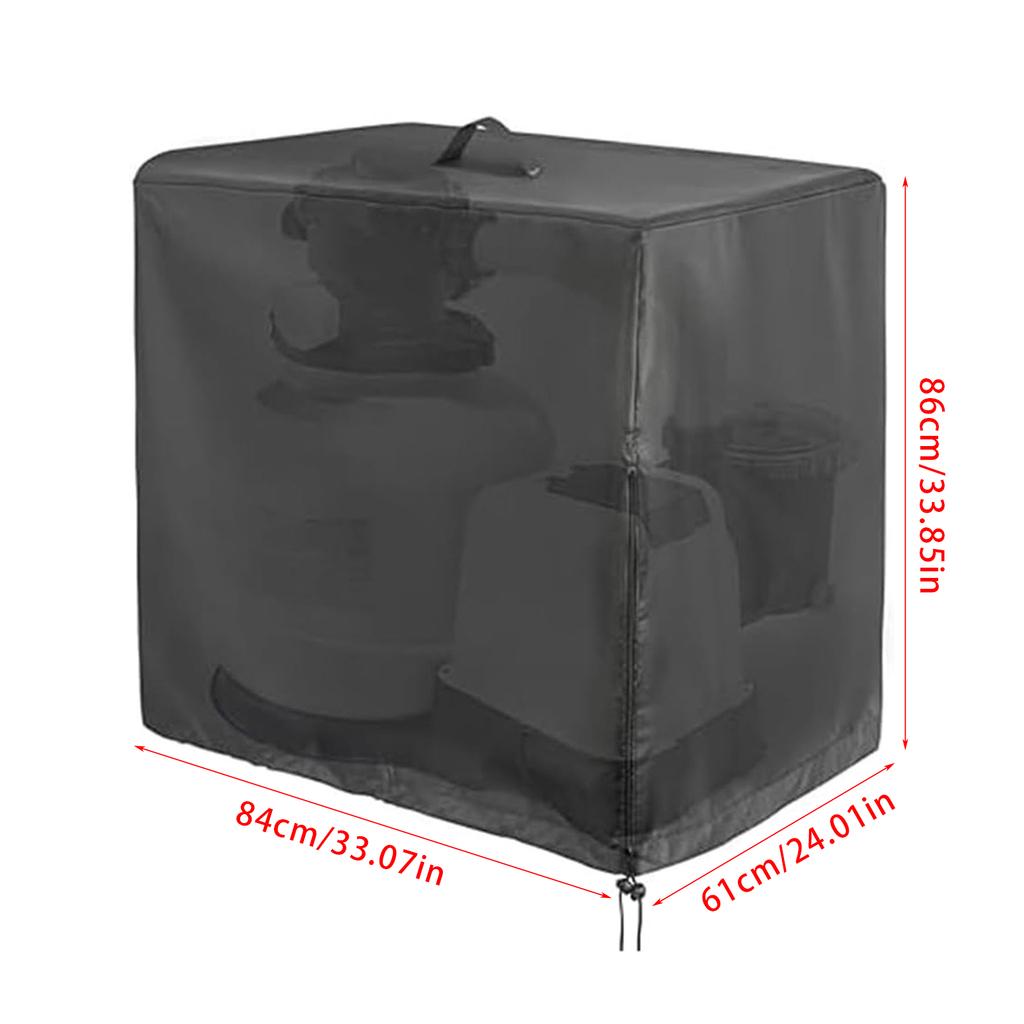 Водонепроницаемый чехол для фильтра бассейна Чехол для песочного фильтра бассейна Водонепроницаемый чехол для насоса бассейна из ткани Оксфорд для системы песочной фильтрации