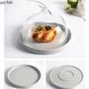 Меламиновый поднос Акриловая крышка Крышка для торта Тарелки для торта Десертная тарелка Блюдо для димсамов Противень для торта Подставка для торта Дисплей Подставка Крышка для еды Инструмент