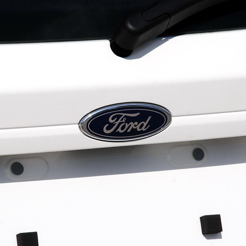 17.5cm 22.5cm ABS Car Front Rear Badge Emblem Replacement For Ford Edge Ranger Roush Focus Fusion Mondeo Kuga Tuning Accessory UR1