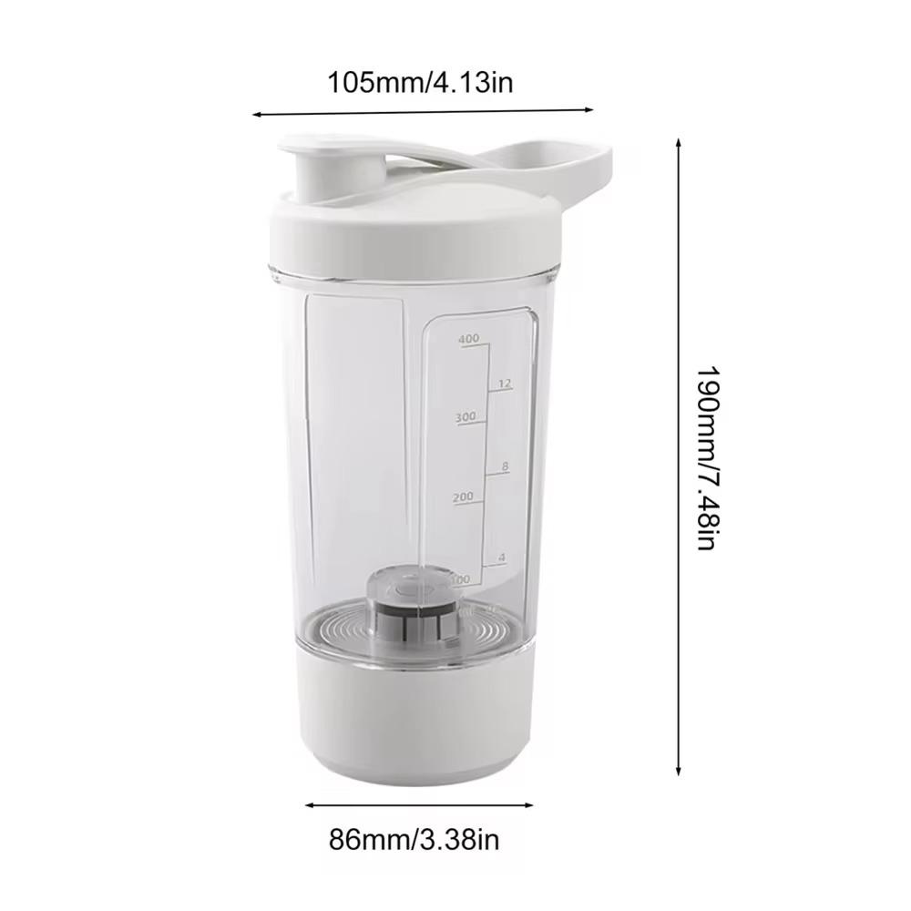 400ml Protein Shake Bottle USB Rechargeable Auto Mixing Mug Protein Shake Mixer  for Fitness