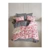 Двойной комплект пододеяльников с цветочным принтом, легко гладится