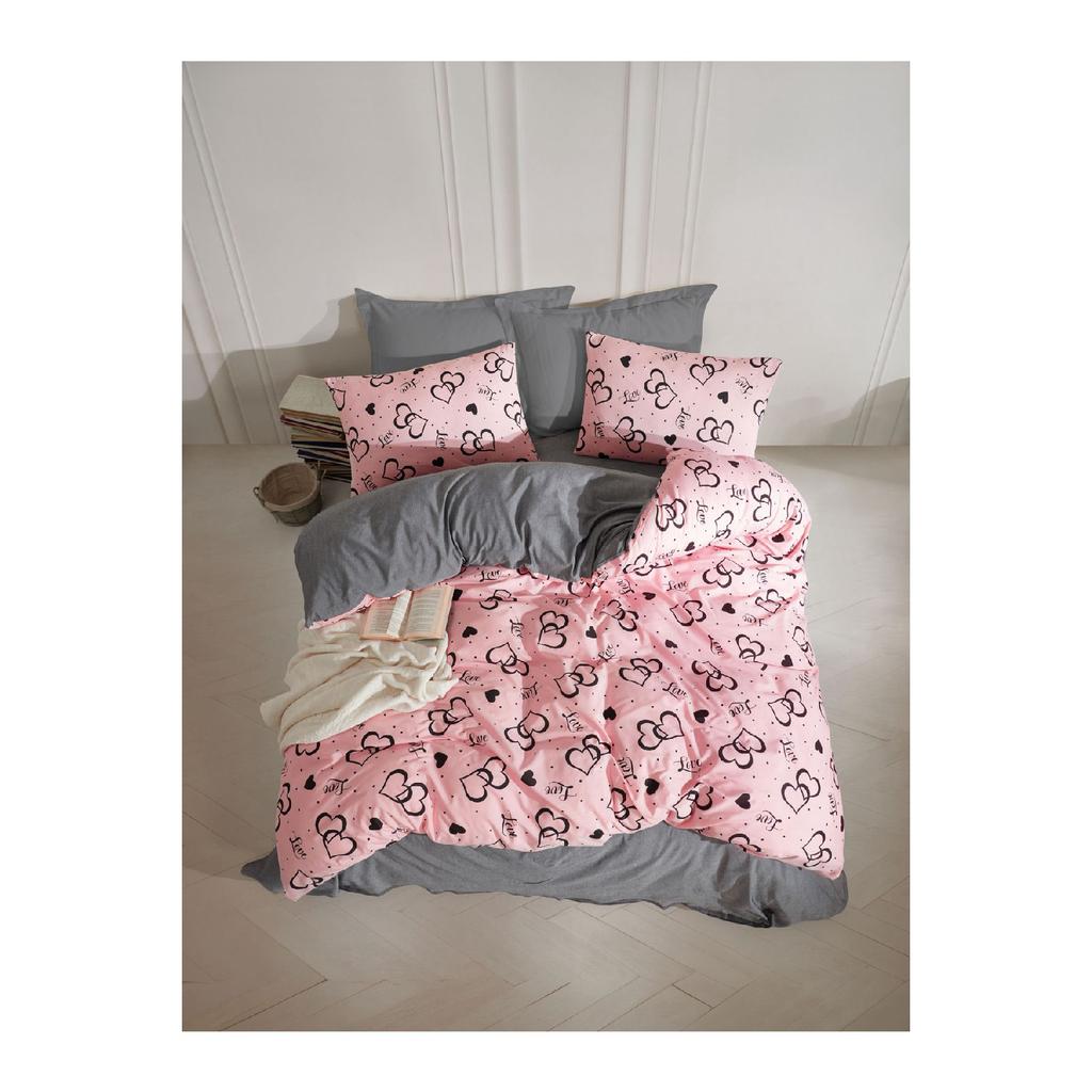 Двойной комплект пододеяльников с цветочным принтом, легко гладится