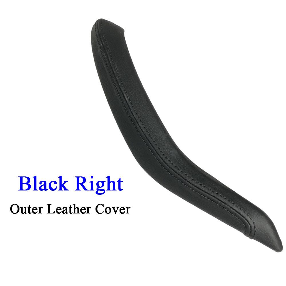 F15 F16 черная внутренняя кожаная ручка пассажирской двери, внешняя крышка, замена накладки для BMW X5 X6 2014 2015 2016 2017