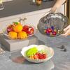 Plastic PET Fruit Tray  New Fruit Tray Living Room Coffee Table  Household Dried Fruit Tray  Light Luxury Candy Tray  Snack Tray