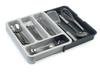 [Authentic] Joseph Joseph Cutlery Storage Drawer Organizer Cutlery Tray, Gray/Gray, 85042