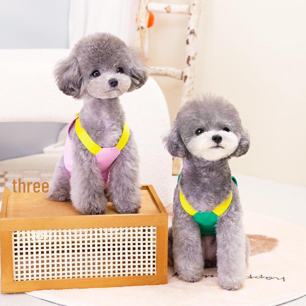 Вышитый жилет для собак: Весенне-летняя шлейка для домашних животных с буквенным дизайном