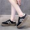 Women's New Fashion Lace-up Designer Sneakers for Women  Summer Simple Solid Color Outdoor Casual Walking Sports Shoes