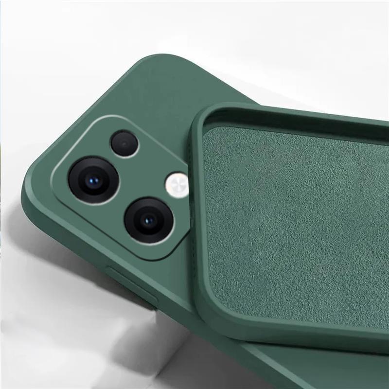 For Reno 13 Pro Case Cover OPPO Reno13 Reno 13 Pro 5G Capas Shockproof Liquid Silicone Shockproof TPU Soft Cover Reno 13 Fundas