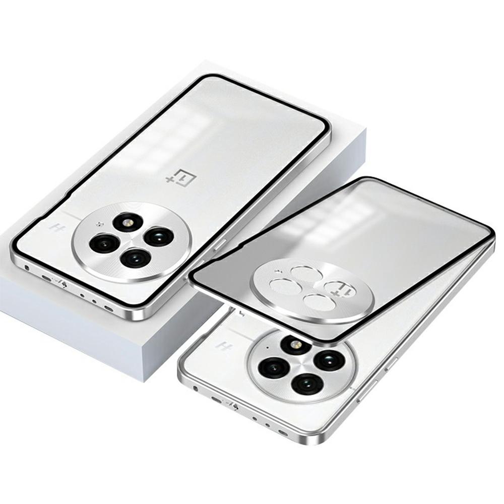 Матовый чехол для OnePlus 13 из алюминиевого сплава + ПК, чехол для телефона с выдвижной защелкой