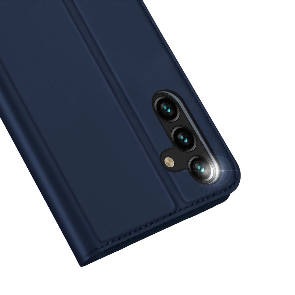 Чехол Dux Ducis Skin Pro для Samsung Galaxy A14 4G / 5G с откидной крышкой и подставкой для карточек, синий