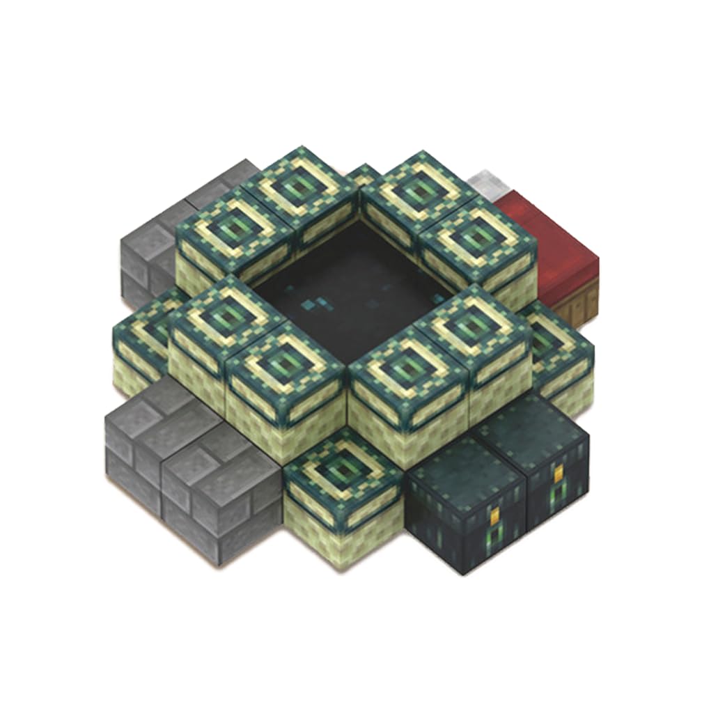 Magnetic Block Set DIY Children Toys Magnetic Building Blocks Magnetic Block Playset Building Magnetic Puzzle Warp (End Portal)