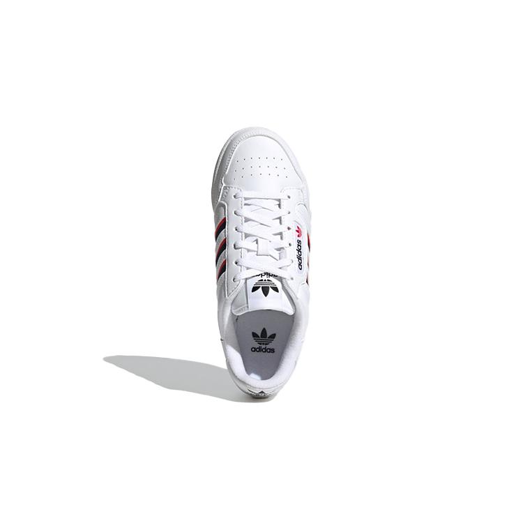 adidas Оригинальные Continental 80 Удобные Устойчивые к истиранию Низкие Детские Кроссовки для скейтбординга Белый Красный Синий Унисекс FX6088