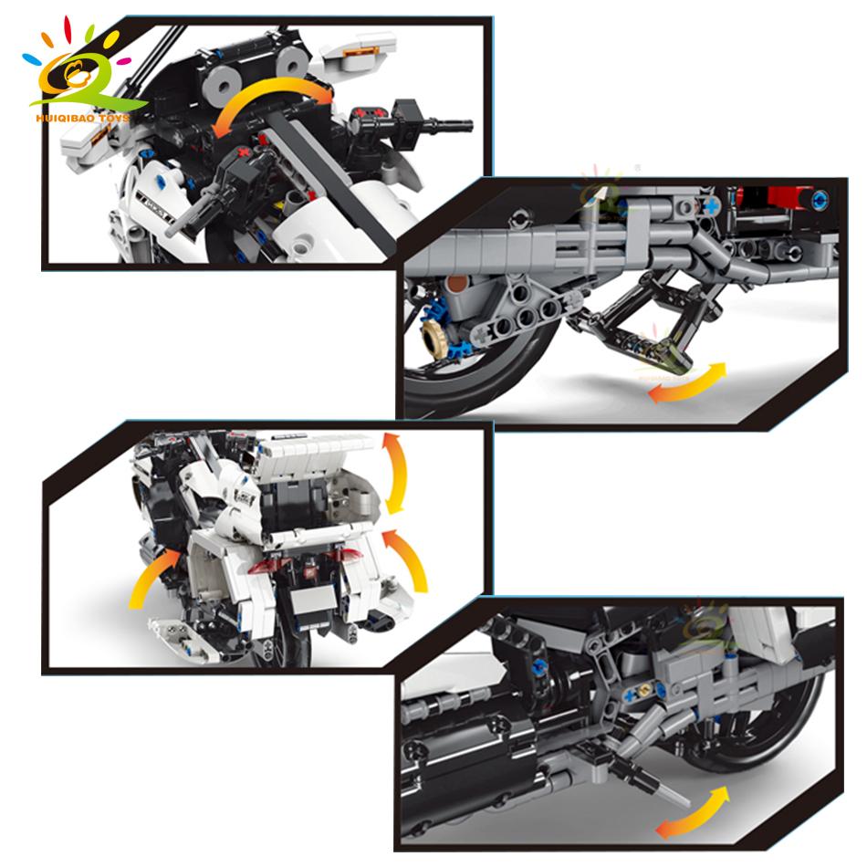 1328 шт., спортивные туристические мотоциклы, техническая модель, строительные блоки, скоростные чемпионы, автомобиль, кирпич, развивающая игрушка для детей