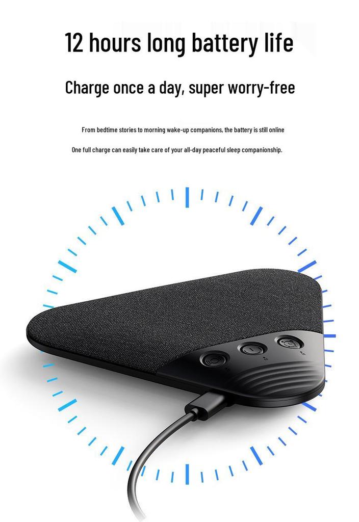 V3pro Ультратонкий Bluetooth-динамик под подушку для сна с белым шумом
