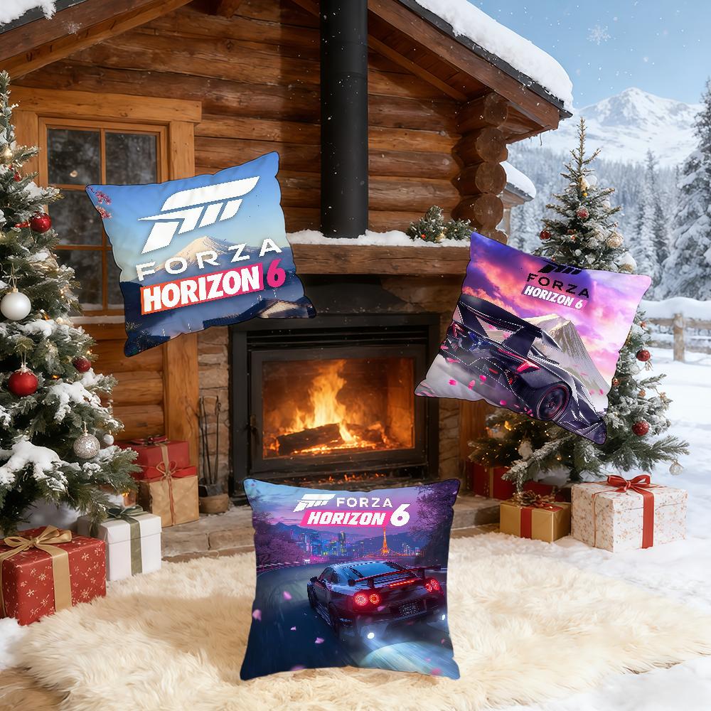 FForzaES HHorizon 6 Game cushion cover Home Bedding Sofa living Room pillowcase Simple Soft Skin Cushion Cover Party Gift