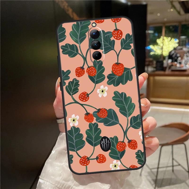 Милый клубничный чехол для ZTE Nubia Red Magic 11 10 9 8 9S 8S 10S Pro Plus 6 7 6S 7S Для RedMagic 10 Air Чехол