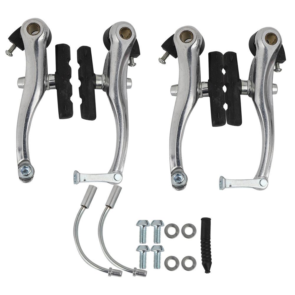 1 пара универсальных велосипедных V-тормозов, комплект зажимов для V-тормозов горного велосипеда с тормозными колодками