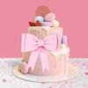 2 Pcs Pink Bow Cake Toppers for Girls Birthday Oversized Bow Cake Topper Decoration EVA Pink Bows Party Decorations
