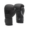 LEONE 1947 Boxing Gloves Unisex Synthetic Leather Wrist Protection Padded Velcro Fastener 16oz Black GN059 [BLACK&WHITE] / [Genuine Product]