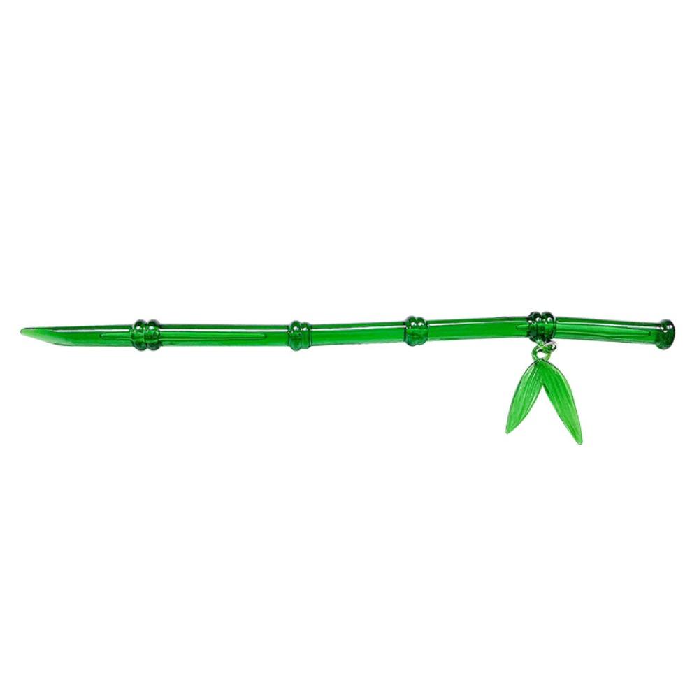 Bamboo Leaf Chopstick Hairpin Chinese Style Hair Clip Simple Hair Stick  for Women