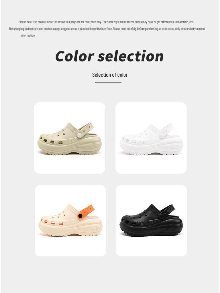 Женские классические туфли для отдыха на открытом воздухе Hole Shoes, увеличивающие рост, нескользящие, дышащие пляжные туфли