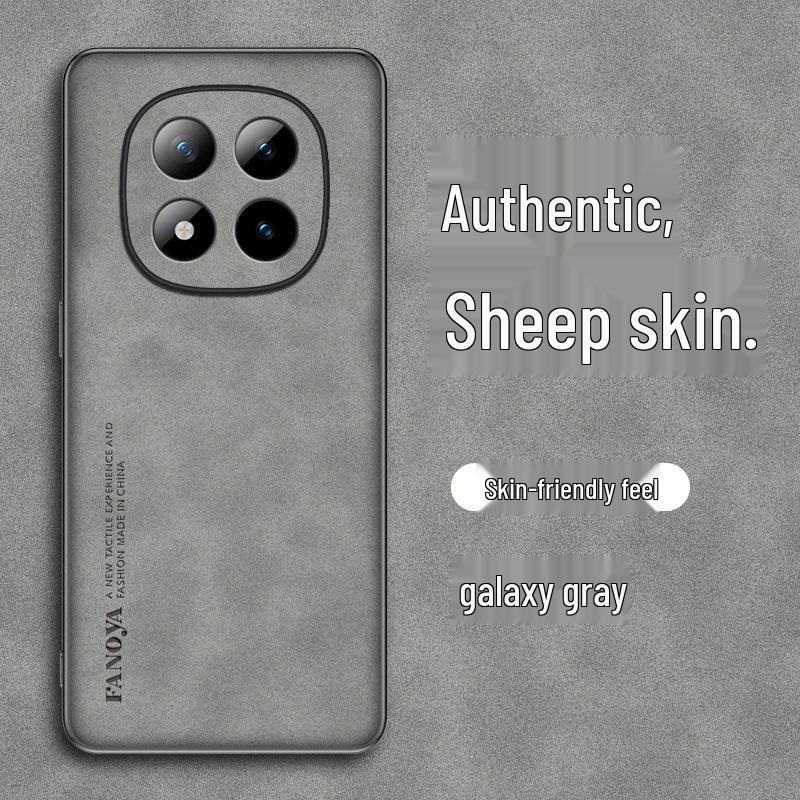 Совместимый чехол из овчины для телефонов Redmi Note 15/15 Pro+/15C, Note 14, 15 Pro/Pro+, K60 и K70